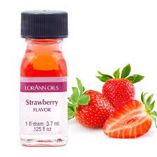 Lorann Strawberry Flavouring Oil. Super Strength