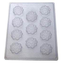 Flat Daisy Chocolate Mould. Homestyle #30
