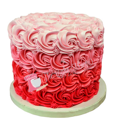 Buttercream Rosette Cake. Choose Your Size & Colour - The Cake Mixer