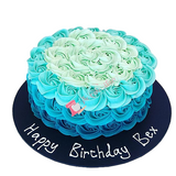 Buttercream Rosette Cake. Choose Your Size & Colour - The Cake Mixer