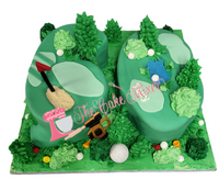 Golf Theme Custom Cake