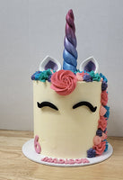 Classic Buttercream Unicorn Cake