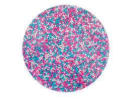 Pink, White Blue Non Pareils Sprinkles 35gm