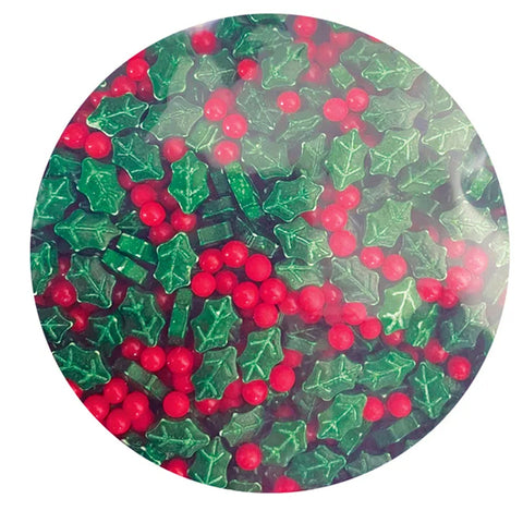 Holly & Berry Christmas Sprinkles 35gm