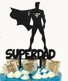 Super Dad Acrylic Cake Topper - The Cake Mixer