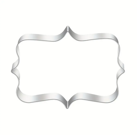 Plaque Shape Cookie Cutter - Stainless Steel