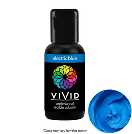 Vivid Electric Blue Gel Food Colour 21gm