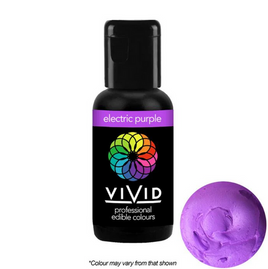 Vivid Electric Purple Gel Food Colour 21gm