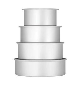 Set of 4 Round Baking Tins - Pro Pan