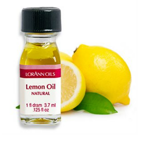 Lorann Natural Lemon Oil Flavouring Extract 1 Dram