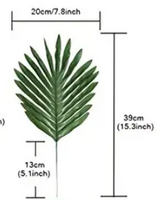 Artifical Monstera Leaf Cake Decoration/ Table Deecoration