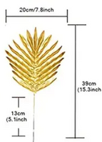 Artifical Monstera Leaf Cake Decoration/ Table Deecoration