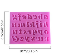 Alphabet Lower & Upper Case Silicone Mould Set