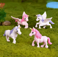 Miniature Unicorn Cake Decoration