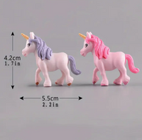 Miniature Unicorn Cake Decoration