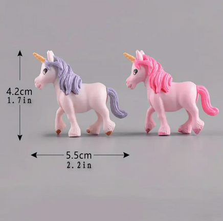 Miniature Unicorn Cake Decoration