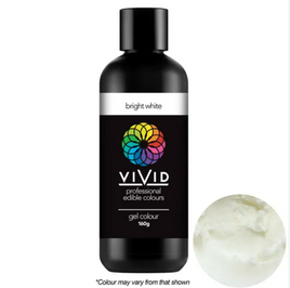 Vivid Bright white Gel Colour 160gm