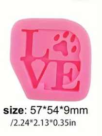 Puppy Love Silicone Mould - Valentines Day