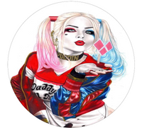Harley Quinn Edible Image - Choose Shape
