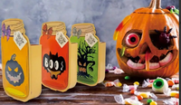 Halloween Mason Jar Gift Box x6