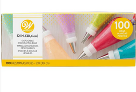 Wilton Disposable Piping Bags 12 inch - Box of 100