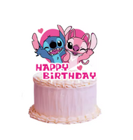 Stitch Card Cake Topper