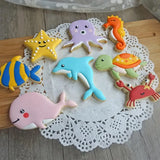 Sea Theme Cookie Cutter Set - 8 Characters