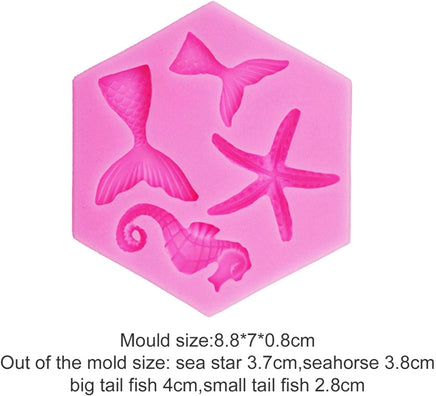 Sea Theme Mould - 4 Cavity