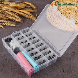 38 Piece Beginner Buttercream Piping Tip Set