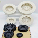 Tyre Silicone Mould - 4 Piece Set