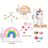 Unicorn Cake Decoration Set