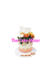 Beautiful Handmade 40th Birthday Cake - The Cake Mixer