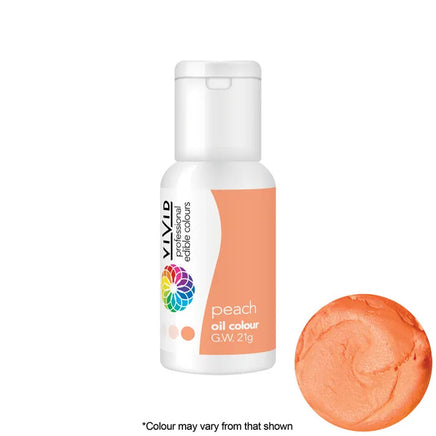 Vivid Peach Oil Base Food Colouring