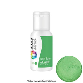 Vivid Sea Foam Oil Base Food Colour