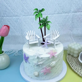 Beach Theme Cake Decorating Set. Food Safe