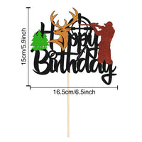 Hunting Theme Cake Topper