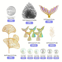 30 Piece Mermaid Cake Decorating Kit - Non Edible