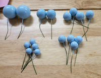 Baby Blue Ball Cake Decorations. Assorted Sizes
