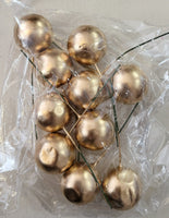 Gold Ball Cake Decorations - Non Edible