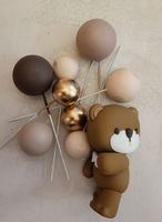 Cute Teddy Bear Cake Decoration Set