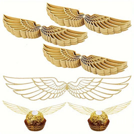 Golden Snitch Cupcake Decorations 12 Pieces