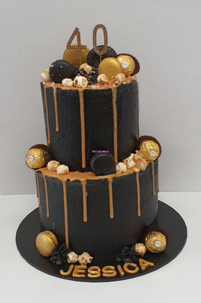 Black & Gold Theme Cakes