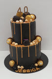 Black & Gold Theme Cakes