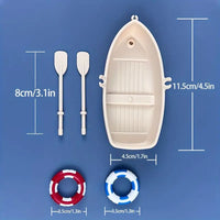 Boat Cake Decoration Set - Food Safe