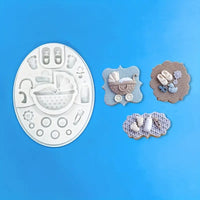Baby Shower Theme Silicone Mould