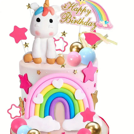 Unicorn Cake Decoration Set