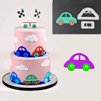 Cute Car Fondant Cutter Set. Top Quality
