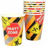 Construction Theme Party Cups