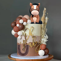Cute Horse Cake Decorating Set. Non Edible