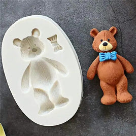 Adorable Teddy Bear Silicone Mould - Cake Decorating